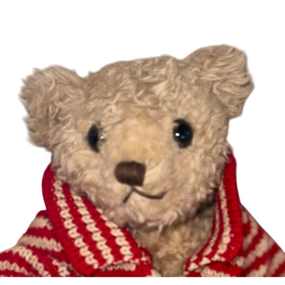 VTG 1995 GIORGIO TEDDY BEAR BEVERLY HILLS STUFFED ANIMAL PLUSH 10" W/ SWEATER - Picture 2 of 8